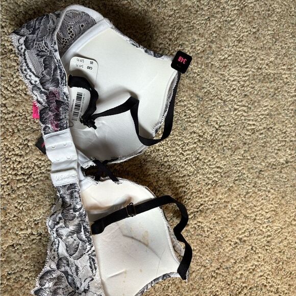 💥 Buy 2 get 1 Free 💥 LaSenza 34B Black and White Underwire Bra - Picture 2 of 4